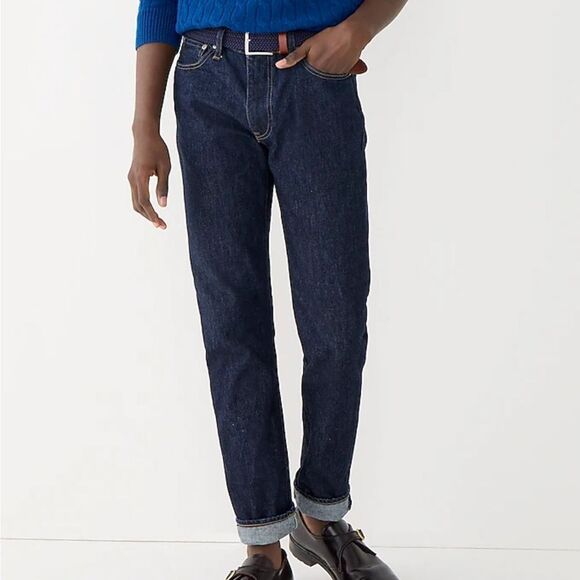 J. Crew Blue Straight Jeans Classic Style - Picture 1 of 9